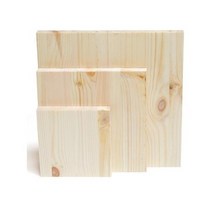 아이베란다 목재자투리모음 소품제작용 스트링아트재료, 9.레드파인집성 24T 100x100(5개)