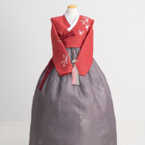 하늘달한복 [한복대여] 류은7 - 고품격 하객 혼주 결혼식 신부 예식한복 한복 세트