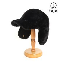 [로제이] 남여공용 털 공군모 귀달이 모자 RCD359_BL