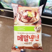 풀무원 메밀 비빔냉면 387g x 1개, 종이박스포장