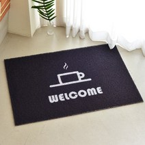 지오닉스 커피 웰컴 코일 발매트 현관 상가 실내 실외 출입구 업소용 고무발판 60x90cm, 혼합색상, 1개