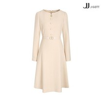 JJ지고트 슬릿넥 버튼 디테일 원피스 GM2M0OPT1