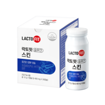 종근당건강 락토핏 솔루션 스킨 1박스(1개월분) / 100억 CFU 장용성캡슐 장건강 + 피부보습 유산균