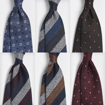 RCC 울 실크 스트라이프 수동넥타이