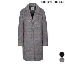 핸드메이드 울 히든 버튼 데이 코트 (BBHRX4668)
