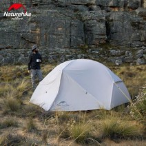 Naturehike Mongar 2 Tent 네이처하이크 텐트 몽가2 돔낚시캠핑텐트 2인용 백패킹텐트 20D 나일론 초경량 노르디스크 팩 동계경량텐트 야외방수천막 텐트매트 해변 야, 04 Light Green - 20D