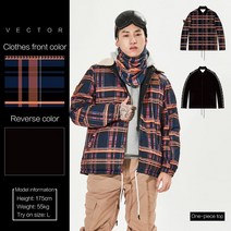 스노우 보드복 VECTOR 남녀공용 스키 재킷 겨울용 따뜻한 방풍 방수 야외 스포츠 스노보드 패션 코트