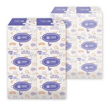 숨 정사각 각티슈 2겹 80매 X 12개입 천연펄프 미용티슈 피부저자극 무향, 12개, 80개