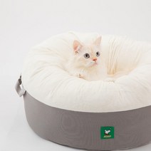 페스텝 고양이 극세사 숨숨집 호박방석, 코랄오렌지