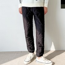 패딩바지 몸빼 깔바지 GBB Q877 남자퀄팅패딩조거팬츠 우모바지 우모복