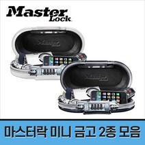 MASTER 마스터 휴대용 미니 금고 2종 모음 / 여행용 보관, 휴대용 미니 금고 5900D(흑색)