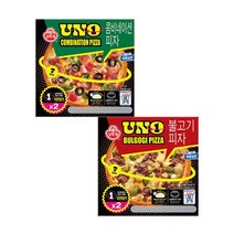 오뚜기 UNO 콤비네이션 불고기 피자 4개입 총 2박스, 불고기피자UNO4입총2박스