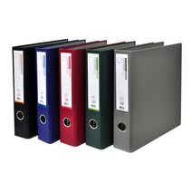 알파 합지 D링 A4 바인더 KD303 3공 5cm, 흑색, 3개