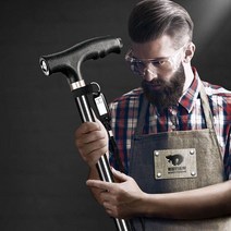 노인용 효도 어르신 할머니 고급 명품 호신용 지팡이, 지팡이손잡이