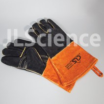 (JLS) 실험실용 가죽재질 내열장갑 내열글러브 (길이340mm 내열250도) Autoclave Glove