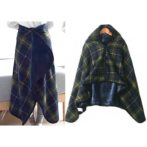 해피브릭스 똑딱이 극세사 무릎 담요 학생 130x80 대형