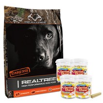 리얼트리 하이퍼포먼스 강아지사료 라지바이트 15Kg+닥터 덴탈츄 강아지 덴탈껌 250g*4통(1Kg) 증정