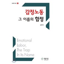 감정노동 그 이름의 함정, 김현아 저, 푸른사상