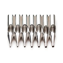 CMCOSMETIC 타투 용품 머신 부자재 일회용 팁 스테인리스 라운드 팁 PRO, 9R