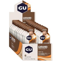 GU Energy 오리지널 스포츠 뉴트리션 에너지겔 다양한 맛 24개입, Caramel Macchiato
