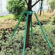 과수목 큰나무 지지대 브래킷 묘목 고정 버팀목 홀더, 32 원형 파이프 2m(사각 지지대)