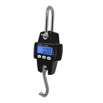 산업용 저울 1톤 100kg 농업용 캐리어 전자 매달림 저울 300kg 스테인레스 스틸, 검은색