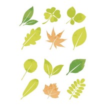 [바보사랑] 스텐실도안 ST-276.Leaf 6 SET(2장), 상세 설명 참조