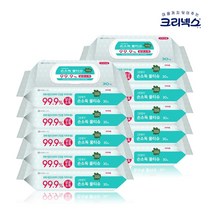 그린핑거 손소독 물티슈 30매캡 10개, 01.그린핑거 손소독 물티슈 30매 10개