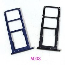 삼성 갤럭시 A03S A037 A037F SIM 카드 트레이 SD 슬롯 홀더 들어, [01] red