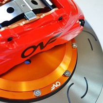 K5 K7 온프 4P브레이크 펠라4PS 튜닝스티커포함 검사통과 330 350 380mm, 블랙, 330mm, 오렌지골드