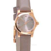 [해외]명품마크제이콥스시계70014877 Marc by Marc Jacobs Henry Womens Rose Gold Watch Gray Dial Taupe Leather Band