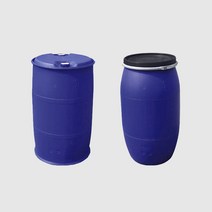 HDPE un용기 공드럼통 플라스틱 PE 드럼용기 판매 프라스틱 폐기물 화학통 물탱크 200L, 밀폐드럼