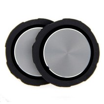 우퍼스피커 층간소음 업소용 카페 매장 스피커 2pcs 55mm 패시브 베이스 라디에이터 다이어프램 보조 강화 진동 멤브레인 diy 액세서리, 검은색