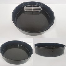풍년주방 맥반석 원 등심판 (인덕션 언더렌지 사용가능) (맥반석 구이판 맥반석 철판), 1개, 맥반석원형등심판_대형