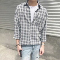 이지핏 체크 무늬 나마자 남방 긴발 캐주얼 셔츠 학생 패션 남자셔츠코디 남자긴팔 체크남방 남자여행패션 캐주얼셔츠 남성남방 남방셔츠 긴팔남방 남자체크남방 남자남방코디 남자난방 남성긴팔티셔츠 남성체크남방 남자캐주얼셔츠