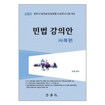 법학사 2023 민법 강의안 사례편 (마스크제공), 단품
