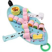 강아지노즈워크 노즈워크장난감 펫토이 반려동물용 미끄럼 방지 코 매트 개 코막힘 패드 뇌 자극 장난감 훈련 매트