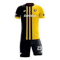 로또 축구유니폼 LOTTO 241B(검정색/노랑색)