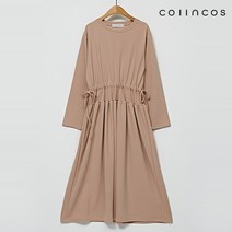 코인코즈 라운드넥 사이드 끈 포인트 원피스 (IY2AO8080)