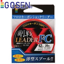 고센-강전 후로로카본 리더/카본쇼크리더/지깅목줄, 42LB-10호-025350