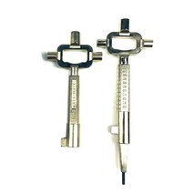 다용도 도구 건물 키 및 자물쇠 제조공 잠금 2 개 실린더 6 in 1 건설 키용 측정