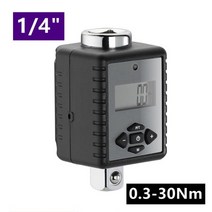 디지털토크렌치 라쳇핸들 소캣렌치 미니 디지털 토크 렌치 12 14quot 0.3-200nm 조정 가능한 전문 전자 토크 렌치 자전거 자동차 수리, 0.3-30nm