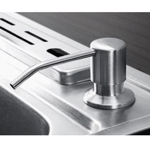 키알리 싱크대 매립형 주방세제 펌프용기 디스펜서 빌트인 세제펌프 물비누 500ml 용기