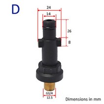 lavor elitech sterwins vax hammerflex karcher ar bosche nilfisk black decker용 스노우 폼 랜스 어댑터 폼 노즐 피팅, 갈색