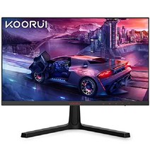 휴대용 모니터 -KOORUI 15.6 인치 1080P FHD IPS 모바일 두 스피커 아이 케어 화면 및 미니 HDMI / Type-C 노트북 PC Mac 전화 PS4 PS5 X, 24E4