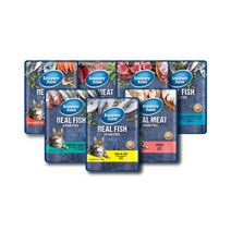 NEW 스내피톰 캣 파우치 7종 85g 12개입, 정어리와 흰살생선, 12개