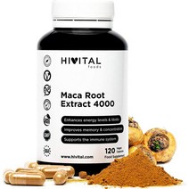 독일직구 페루산 마카 4000mg 뿌리 추출물 에너지 120개의 비건캡슐, 수량, 상세참조