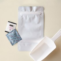 사료 소분 은박 봉투 (산소흡수제 실리카겔 포함) 50묶음 지퍼백 (사이즈별)(스쿱 증정) 스탠드 식품 사료 팩 스탠딩 봉투, 20cm X 28cm(스텐드형)