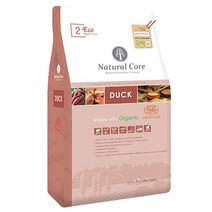 네츄럴코어 에코2 유기농 오리고기 애견사료 작은입자, 2kg