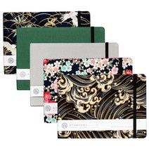 수채화용지 나는 새 천 미술 수채화 책 수제 세밀한 그림책 물 가루 손 계정 스케치 낙서 애니메이션 종이 학생 휴대용 특수 백지 손으로 그린 지 컬러 리드 아크릴 그림, [13] 48k-300g 잔주름【꽃】